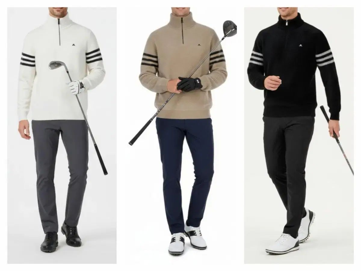 J.LINDEBERG J.リンドバーグ ツアーベルベット ウォームアップ SWING ハーフジップ