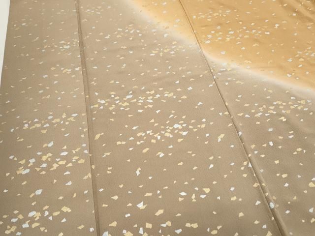 平和屋着物▽訪問着 箔散らし 暈し染め 金銀彩 正絹 逸品 CABA8442th