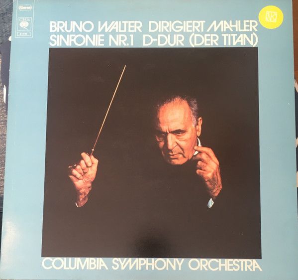 独LP Bruno Walter, Columbia Symphon Mahler,Sinfonie Nr.1 D-Dur