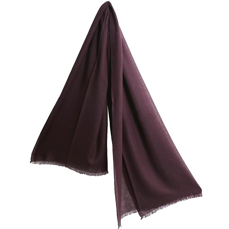 彡 Filomo ストール レディース 春 大判 薄手 結婚式 カシミヤ ボルドー