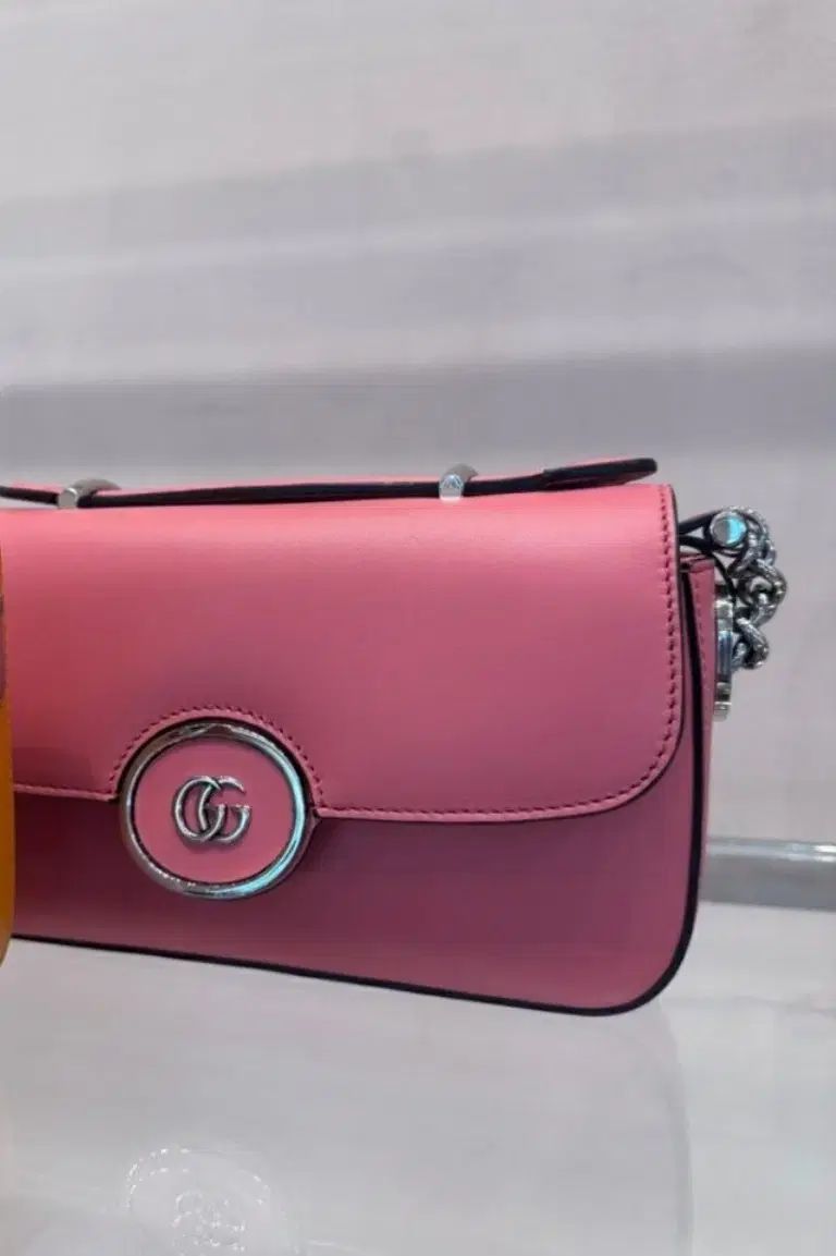 グッチ GG プチショルダーバッグ グリーンピンク 2点 鑑定取引希望