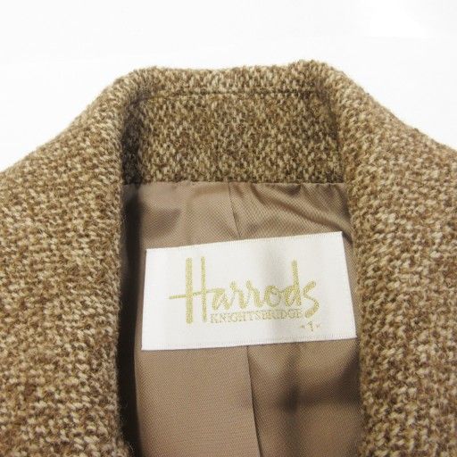 ハロッズ Harrods セットアップ スカートスーツ ツイード ウール ハロッズ Harrods セットアップ スカートスーツ ツイード ウール