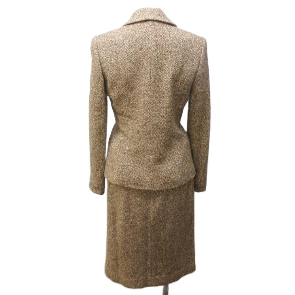 ハロッズ Harrods セットアップ スカートスーツ ツイード ウール ハロッズ Harrods セットアップ スカートスーツ ツイード ウール