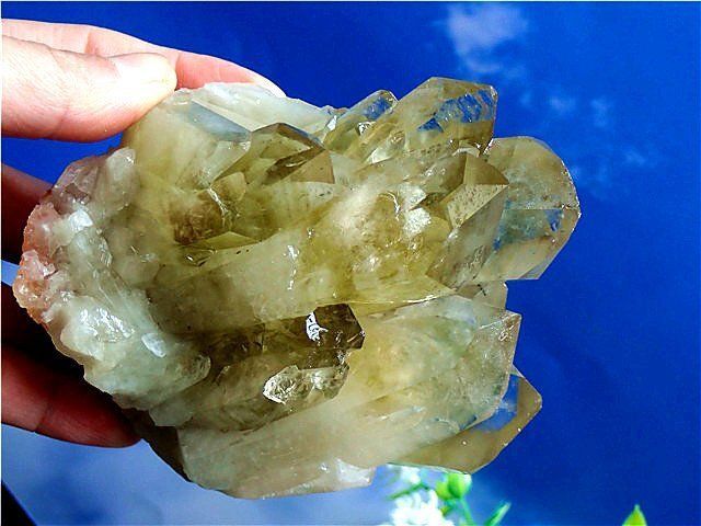 AAA級【金運UP】☆天然シトリンクラスターYT6D6/87D19A - メルカリ