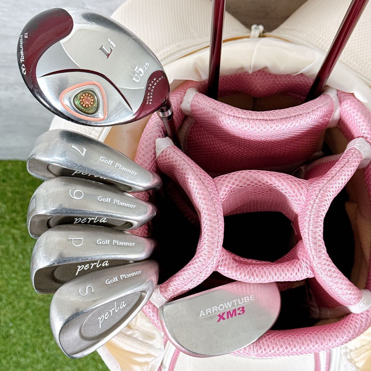 ゴルフクラブセット レディース TOBUNDA ハーフセット 8本 キャディ
