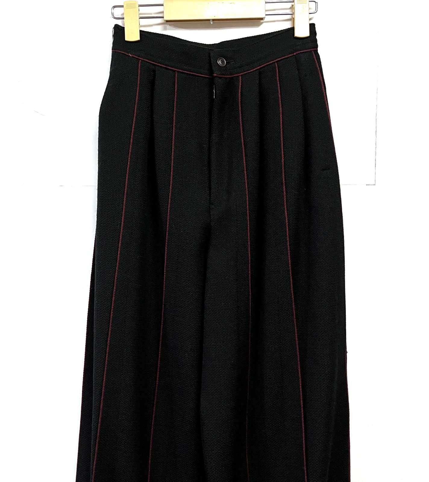 80 s ヴィンテージ ISSEY MIYAKE｜イッセイミヤケ 2タック ストライプ ウールパンツ