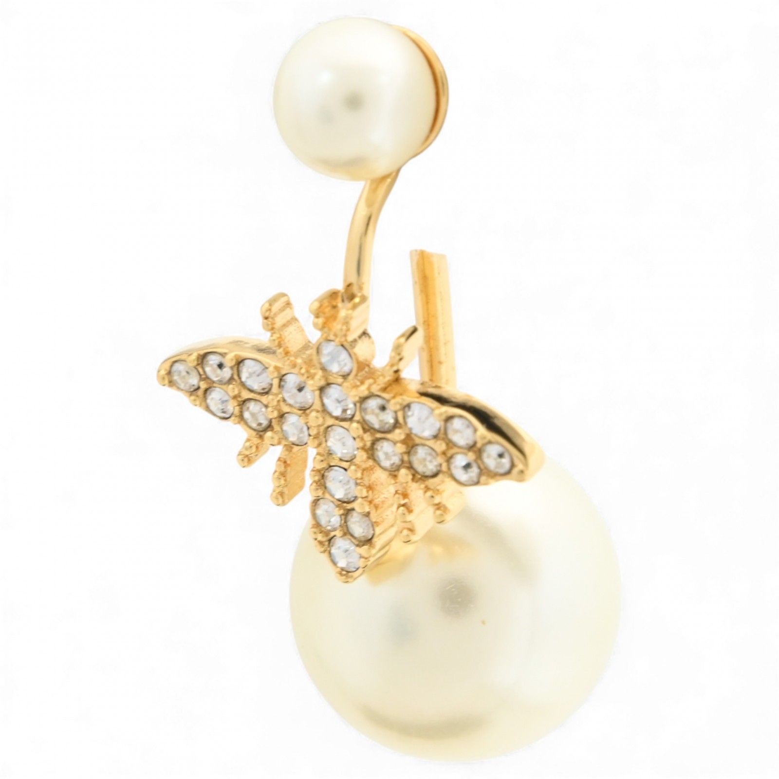 ディオール トライバル ピアス 蜂モチーフ 片耳のみ di 4404 gg