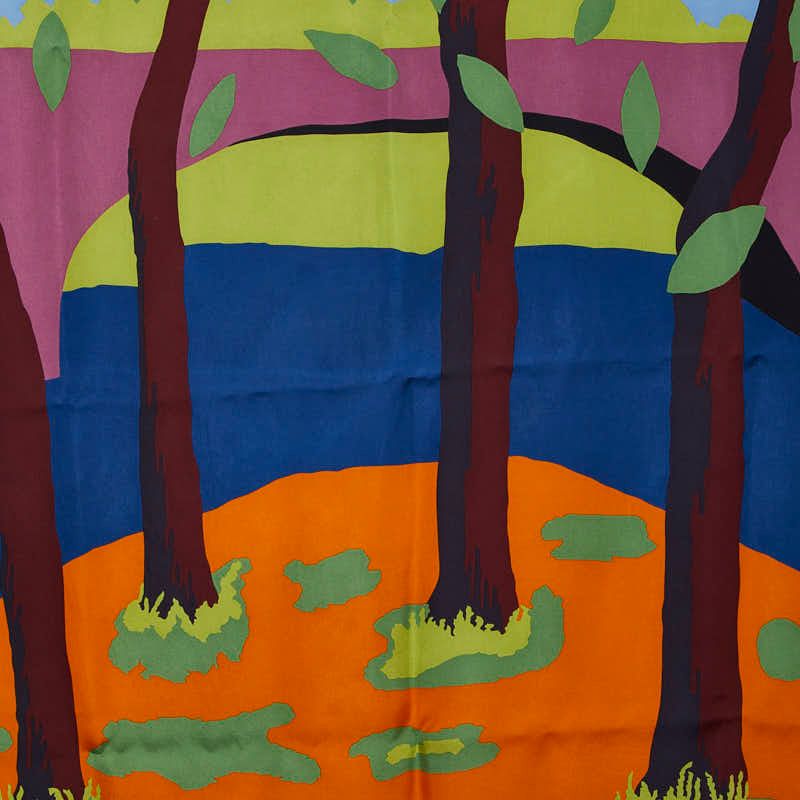 ロエベ × ジョン 注文 アレン マルチカラー シルク レディース LOEWE