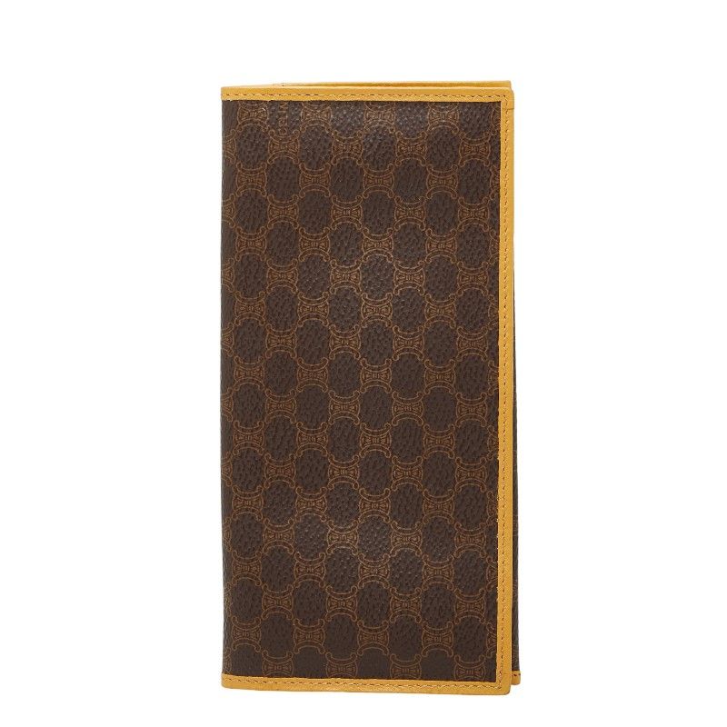 セリーヌ マカダム ブラウン PVC レザー レディース CELINE 1-0246337