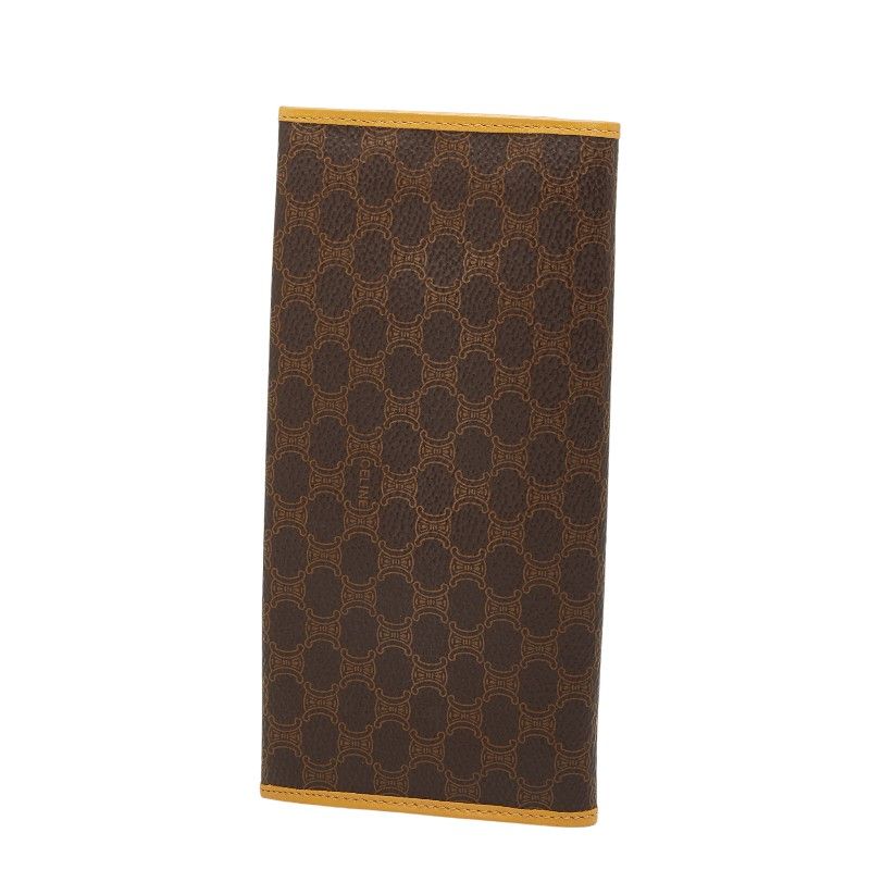 セリーヌ マカダム ブラウン PVC レザー レディース CELINE 1-0246337