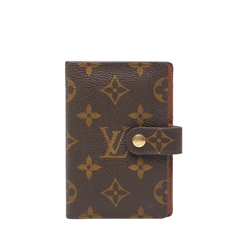 ルイ ヴィトン モノグラム ミニ アジェンダ T 56350 ブラウン PVC レザー レディース LOUIS VUITTON 1 0248981