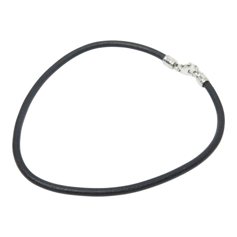 ブルガリ ブラック シルバー レザー メタル レディース BVLGARI 1-0248998