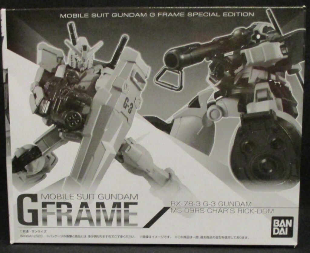 バンダイ Gフレーム G3ガンダム &シャア専用リック・ドム