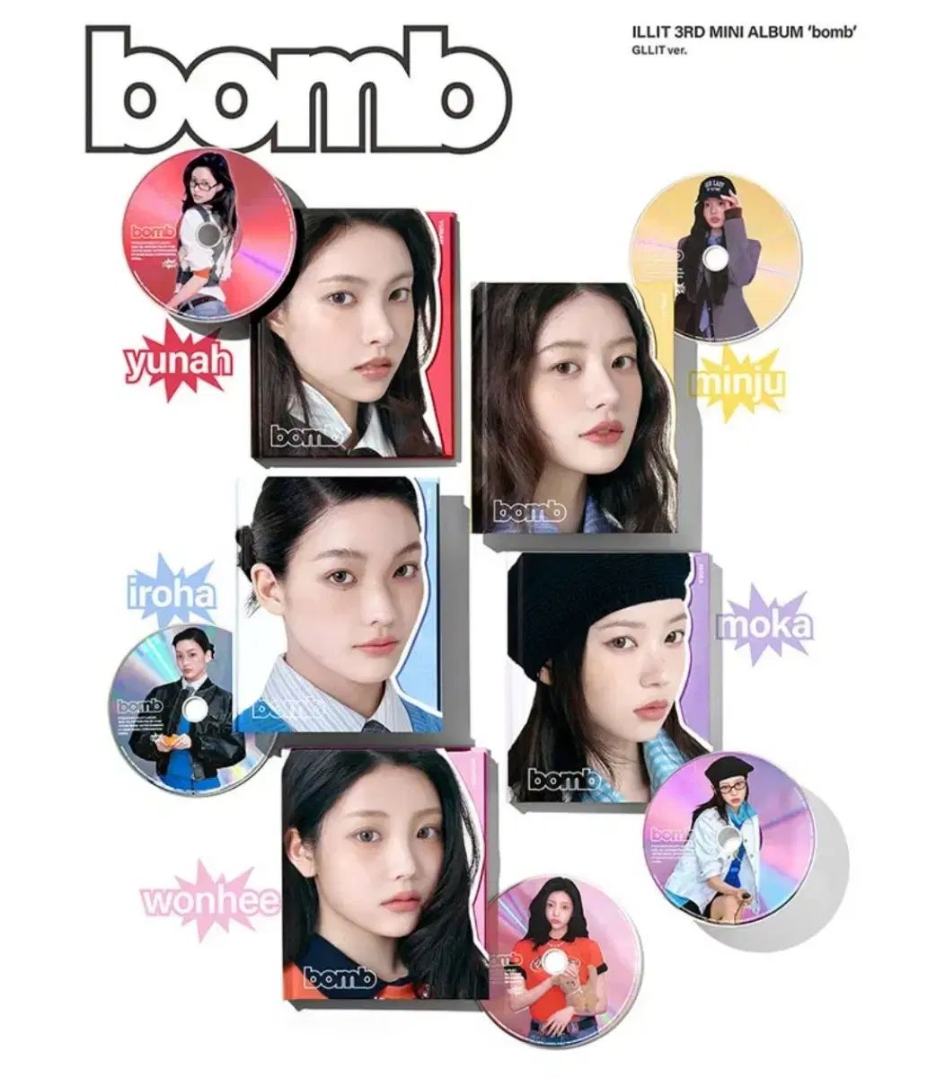 未開封 特典O) アイリット bomb グリッター バージョン 5種 セット 