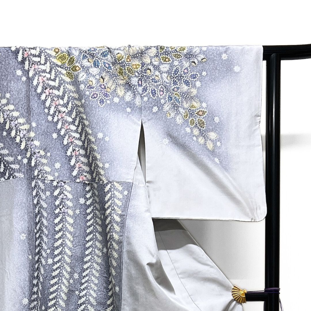 絞り 染め 大島紬 付け下げ訪問着 紋なし 絞り 染め 大島紬 付け下げ訪問着 紋なし 訪問着、付下げ、色無地 |