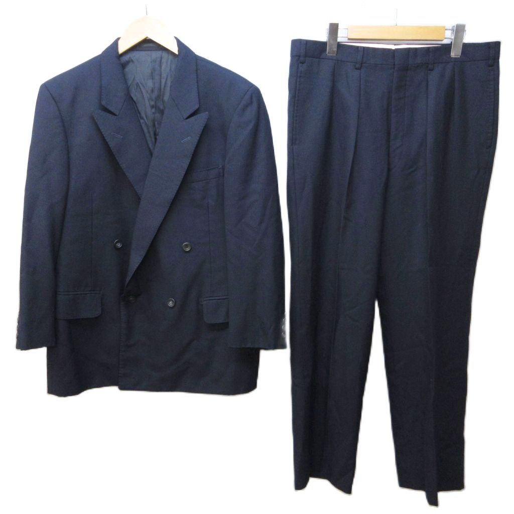 良品⭐️バーバリーズ　スーツセットアップ　３ピース　ヴィンテージ BURBERRYS バーバリーズ スーツ セットアップ 千鳥柄 3ピース XL