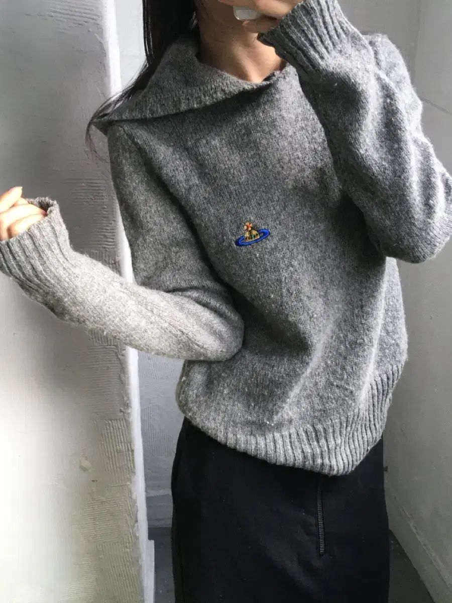 Vivienne Westwood ヴィヴィアン・ウエストウッド 90s グレー ニット Vivienne Westwood ヴィヴィアン・ウエストウッド 90s グレー ニット