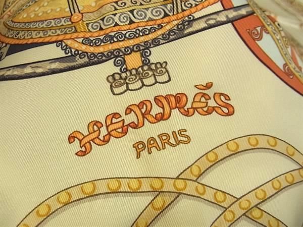 HERMES エルメス スカーフ カレ90 マルチ シルク100％ レディース paperole 馬車と貴族