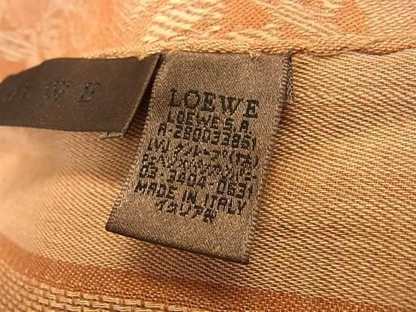  LOEWE ロエベ ストール オレンジ系 カシミヤ35％ シルク35％ ウール30％ レディース 花柄 フリンジ 超 ストール ショール 小物