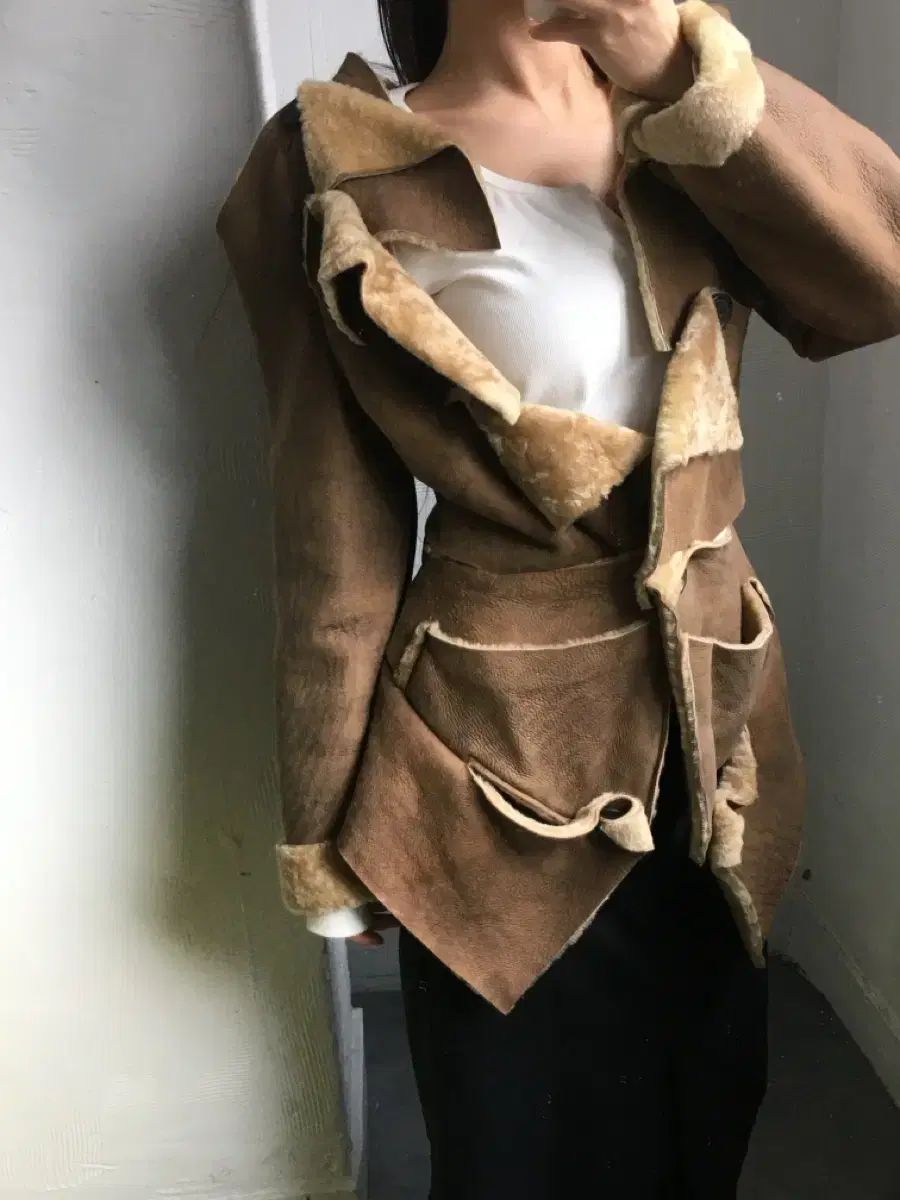 Vivienne Westwood ヴィヴィアン ウエストウッド ブラウン ムートン