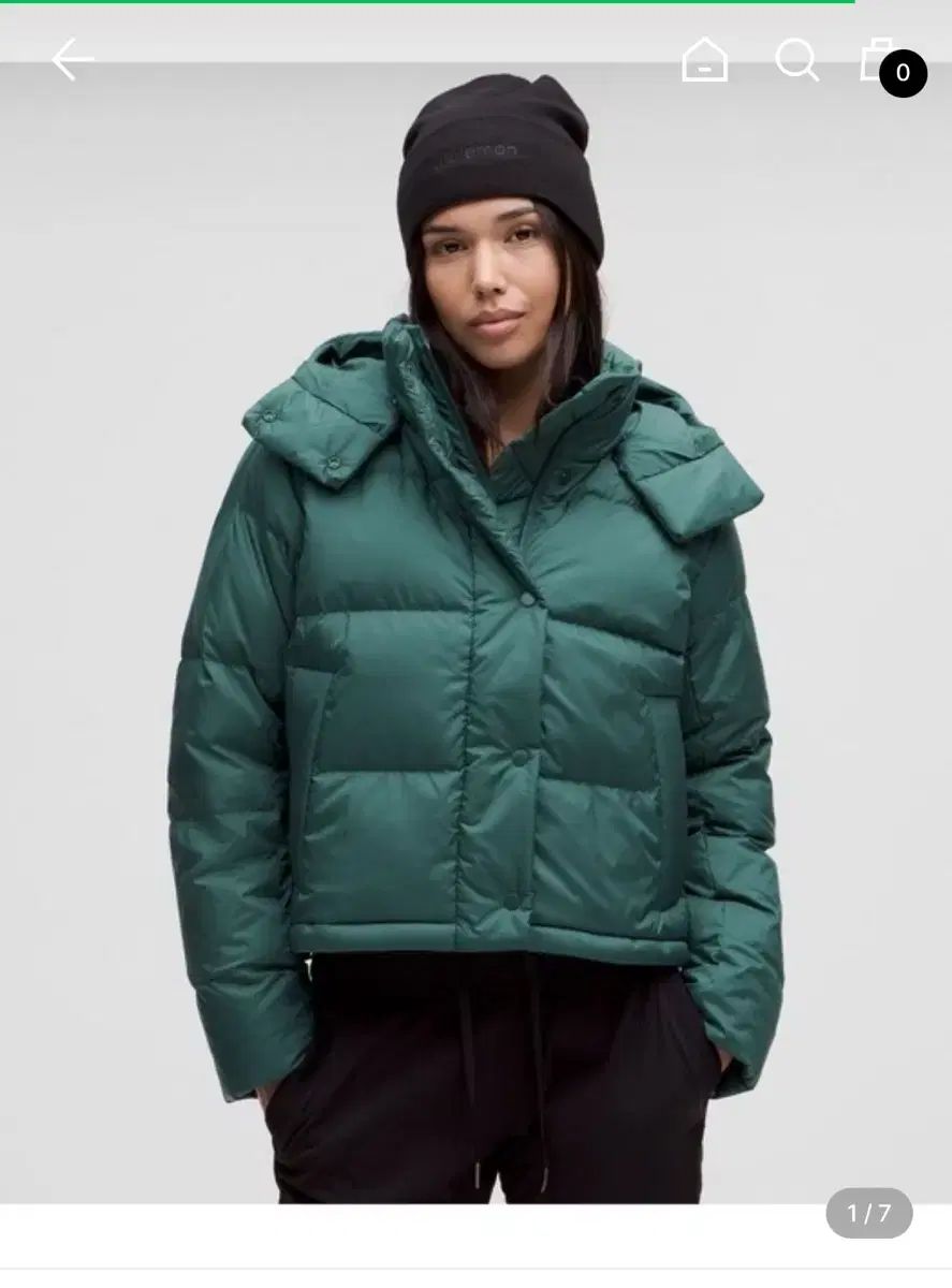 ルルレモン ワンダーパフ クロップド ジャケット 8 サイズ