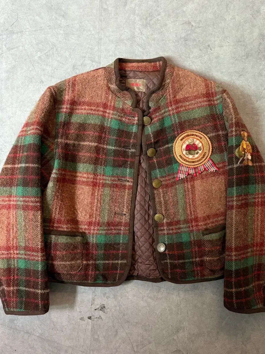 ピンクハウス ピングハウス チェック ウール ジャケット