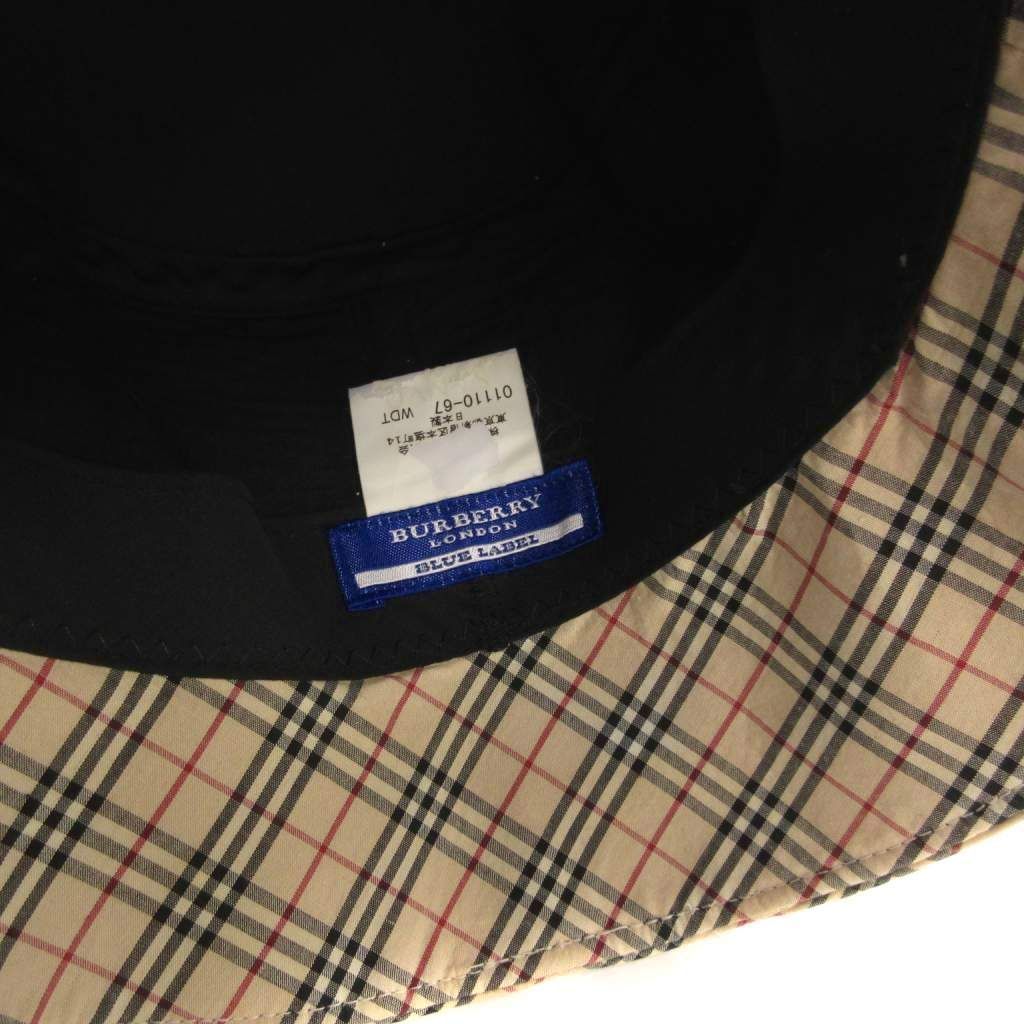 バーバリーブルーレーベル BURBERRY BLUE LABEL バケットハット バケハ