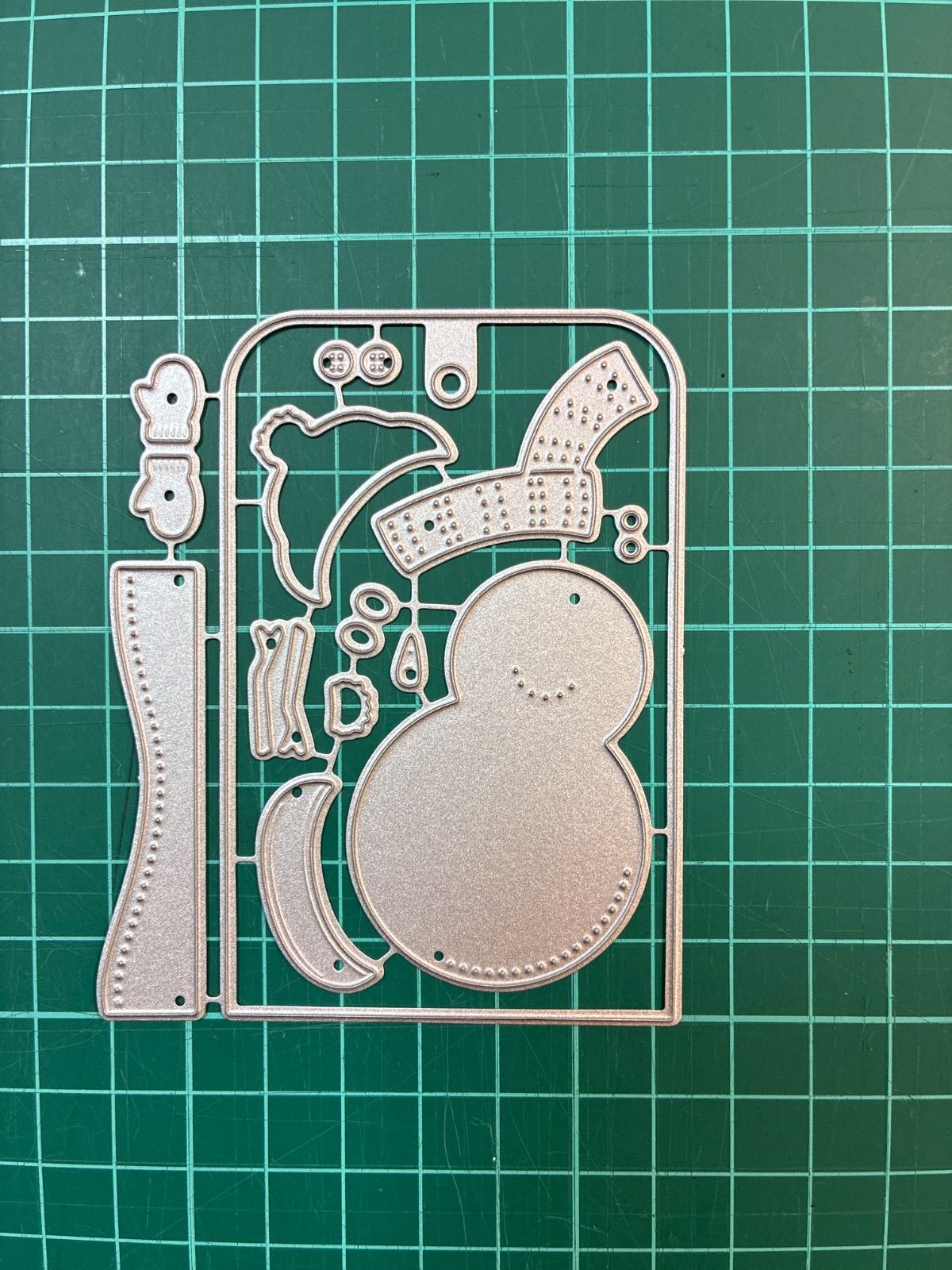 カッティングダイ 雪だるまタグ 3940 - メルカリ