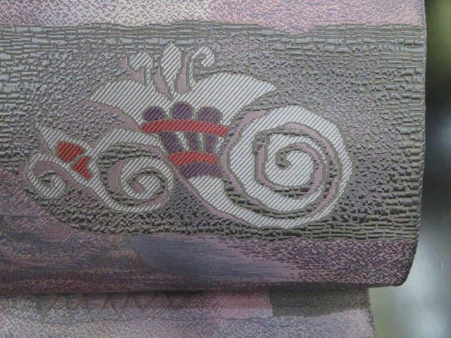 a2508-34 名古屋帯 八寸 美品 正絹 着物 松葉仕立て - メルカリ