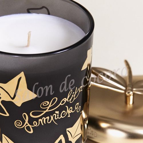 正規品】ロリータ・レンピカ・アロマキャンドル・ブラック240g・ランプ