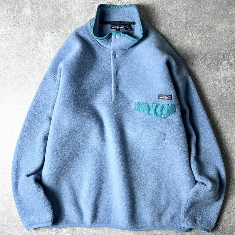 雪なし 90s 93年製 Patagonia スナップT プルオーバー フリース
