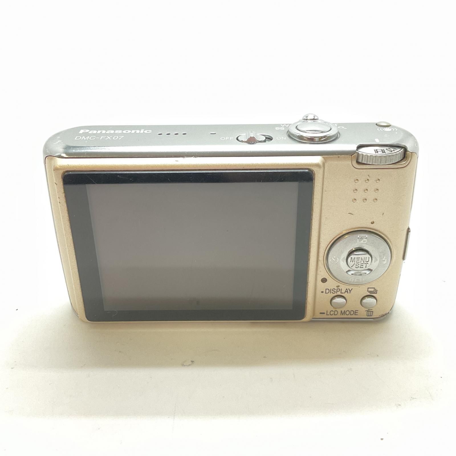 Panasonic コンパクトデジタルカメラ LUMIX DMC-FX07 動作確認済【全額