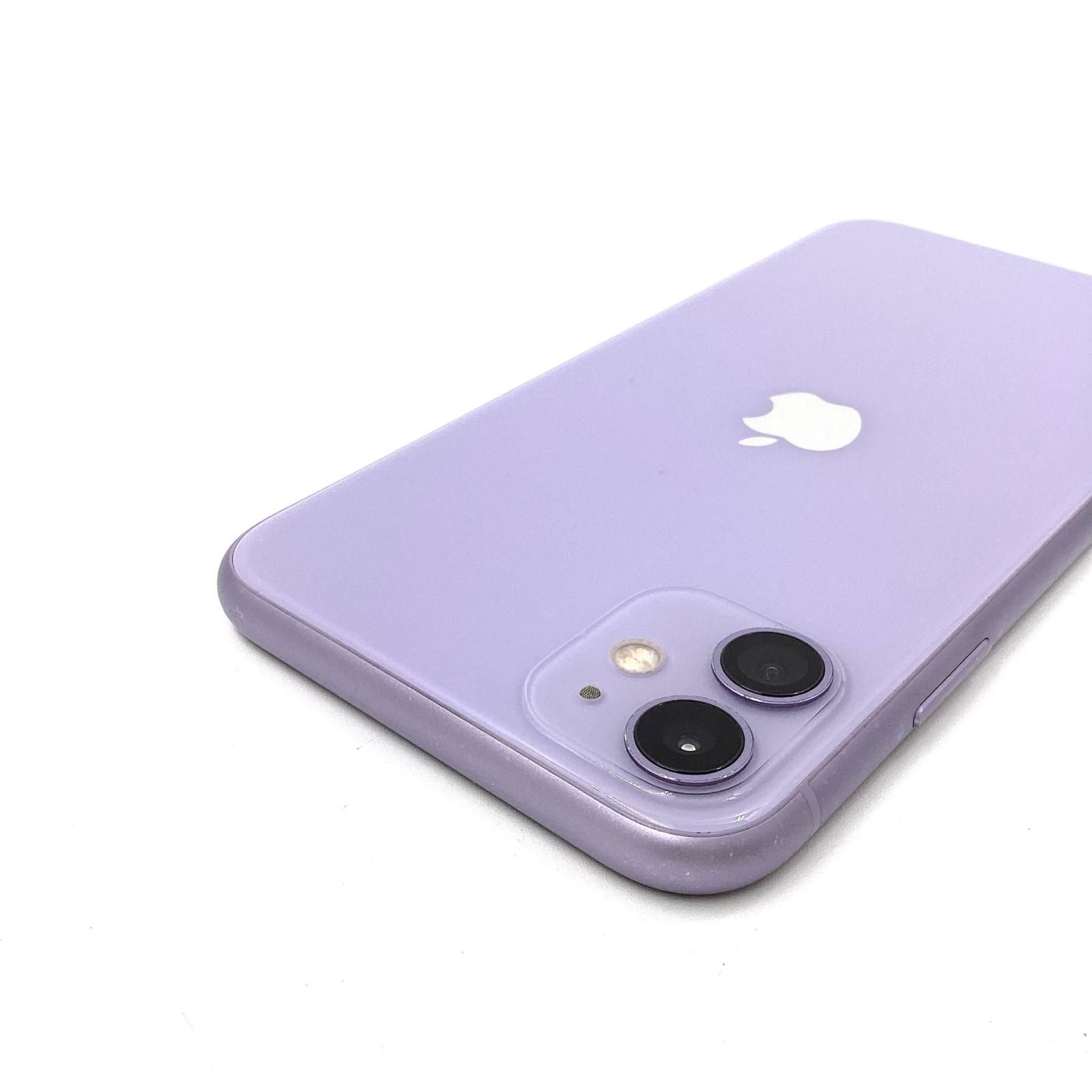 iPhone 11 64GB パープル au 白ロム 動作確認済 76%【全額返金保証