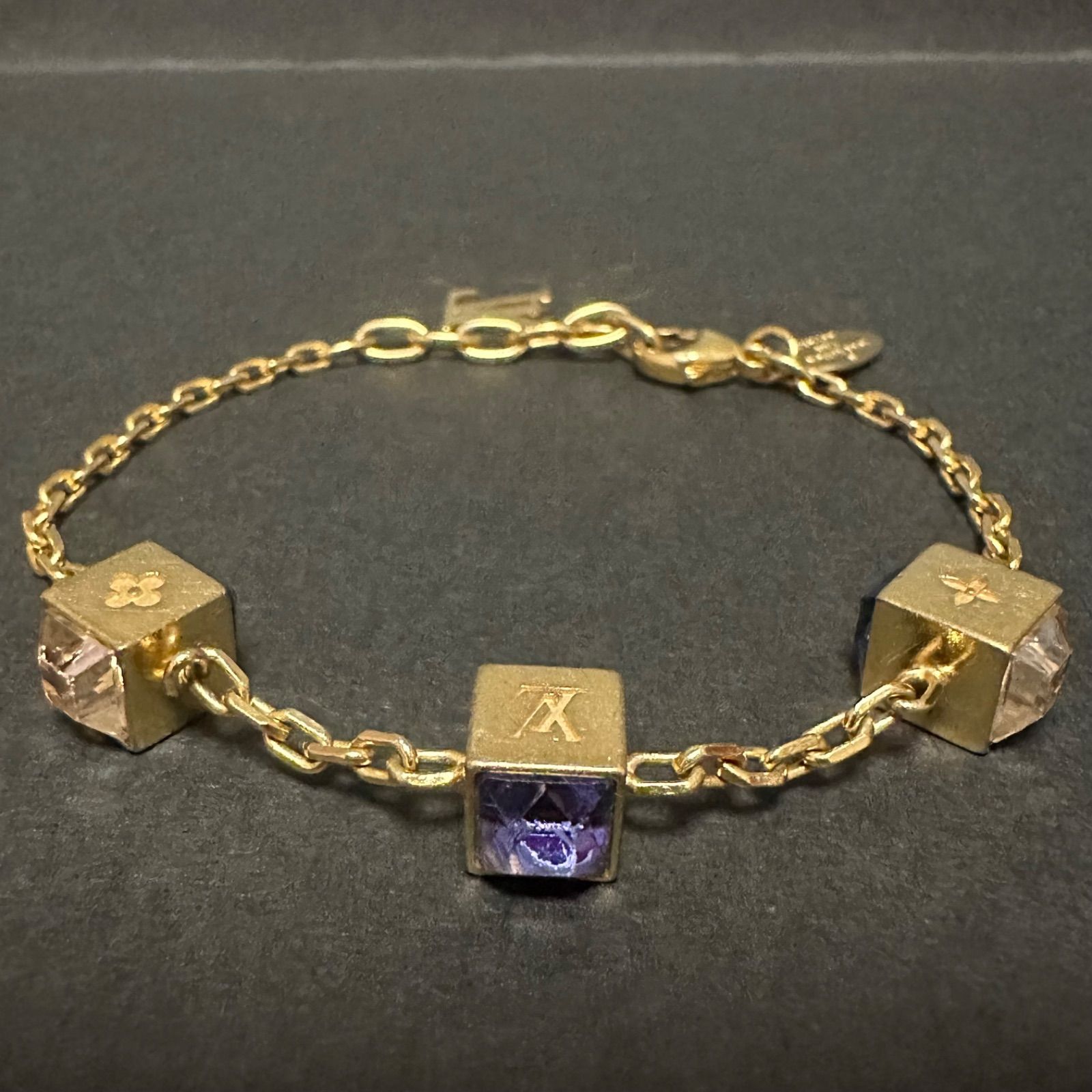 美品 ルイヴィトン LOUIS VUITTON ブレスレット ブラスレ ギャンブル