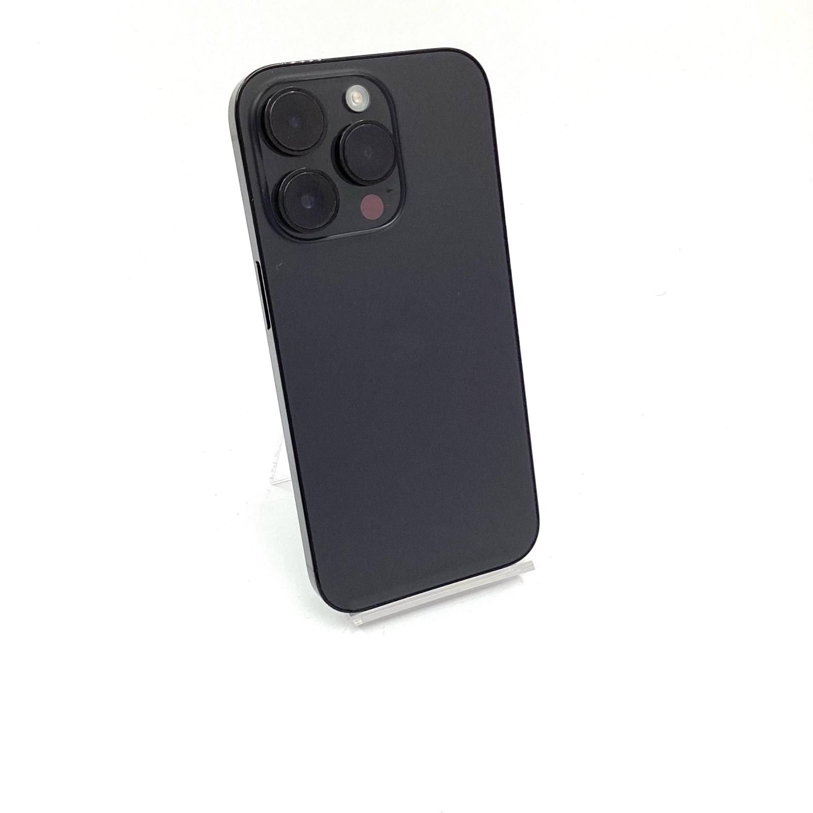 iPhone 14 Pro 128GB スペースブラック SIMフリー 白ロム 83%【難有 