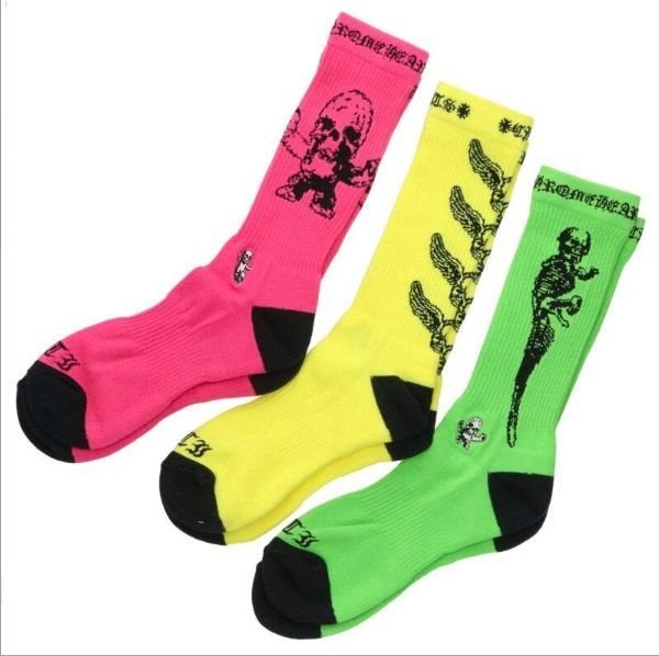 正規品】【インボイスコピーあり】クロムハーツ SOCKS FOTI 3PK FOTI