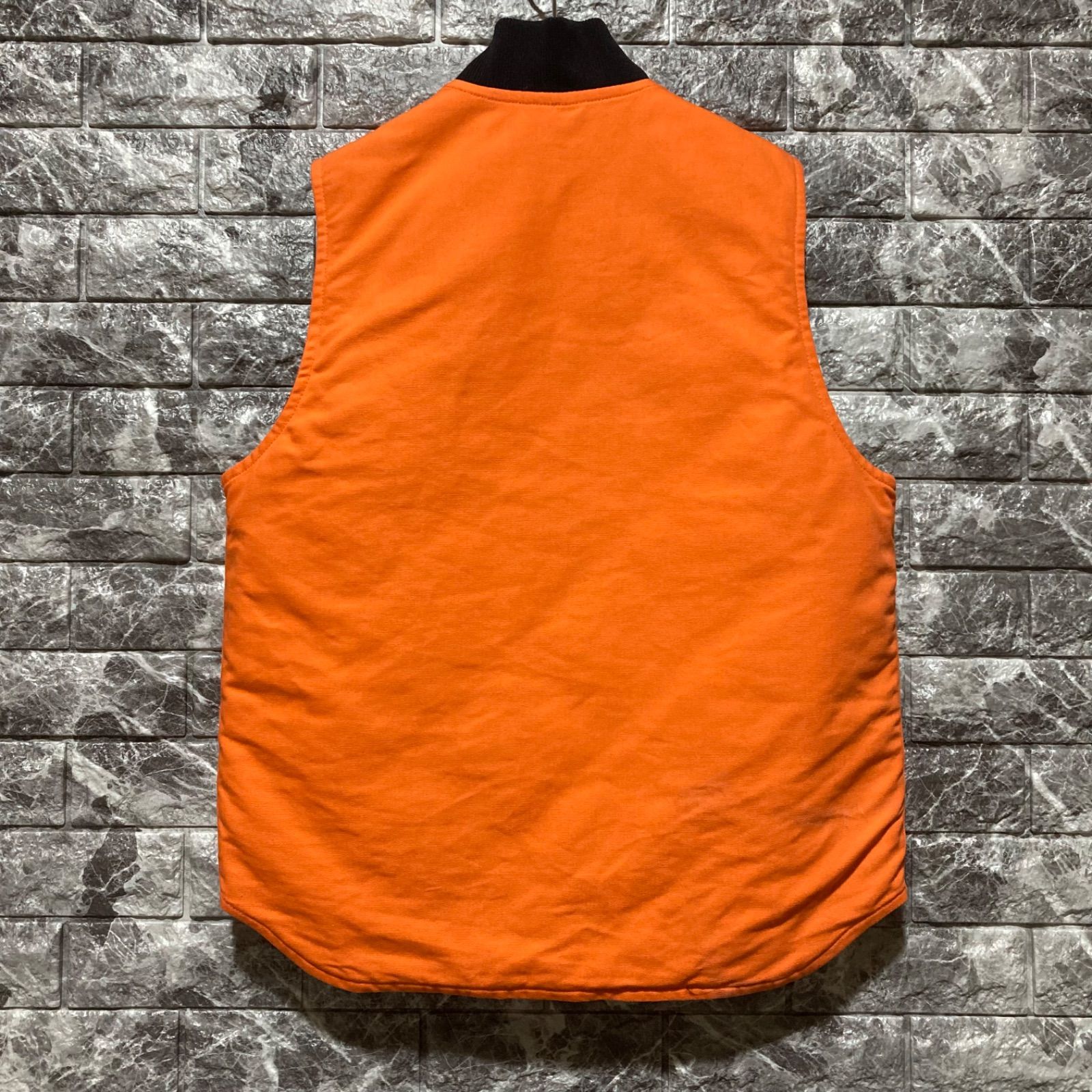 CARHARTT ダックベスト M オレンジ カーハート DUCK VEST - メルカリ