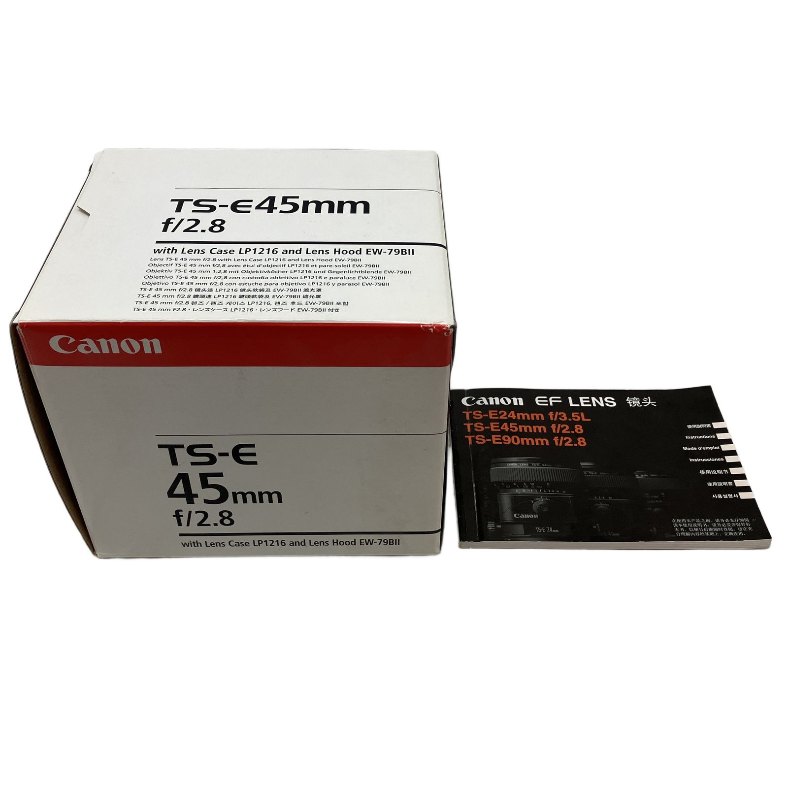 Canon キヤノン TS-E 45mm F2.8 アオリ撮影 シフトレンズ 単焦点