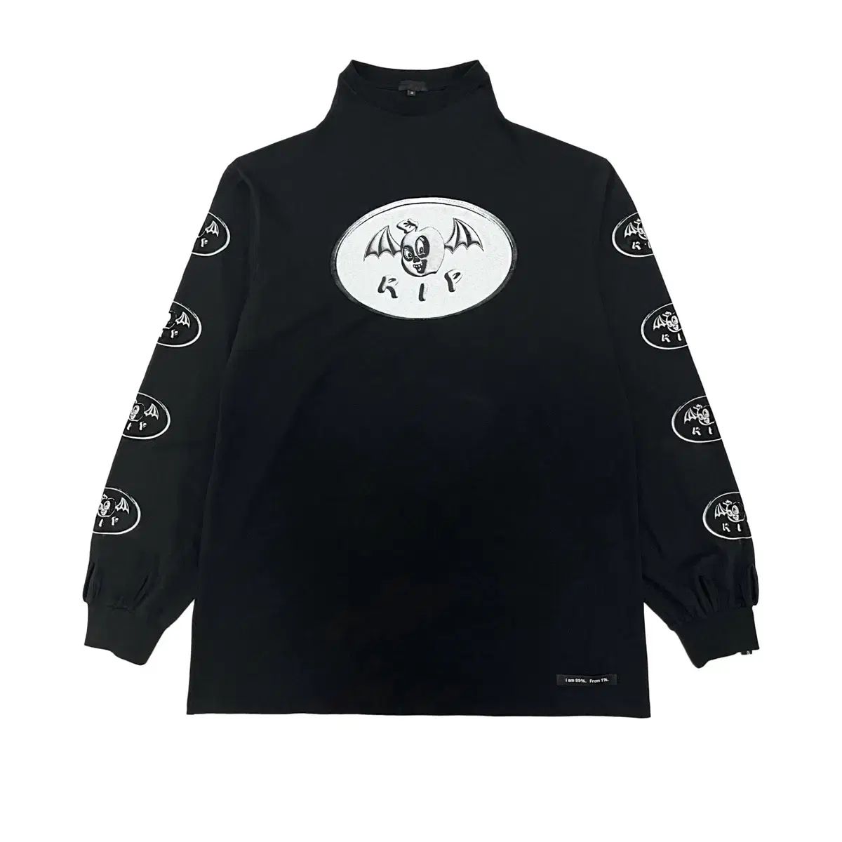 99パーセントイズ 99 IS バジョウ REST IN PUNK ロングスリーブ ブラック