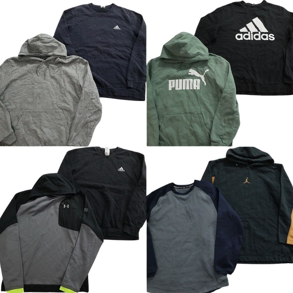 古着卸 まとめ売り スポーツブランドMIX スウェット 8枚セット (メンズ