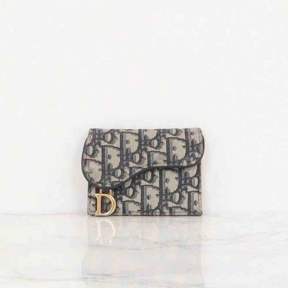 Dior オブリーク サドル フラップ ホルダー カードウォレット