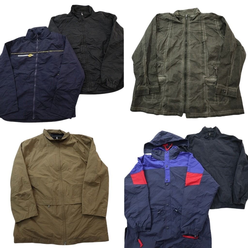 古着卸 ジャケット MIX セット メンズ XL 3 50 バイ フーディー スタンド 比翼 古着 ND 1192