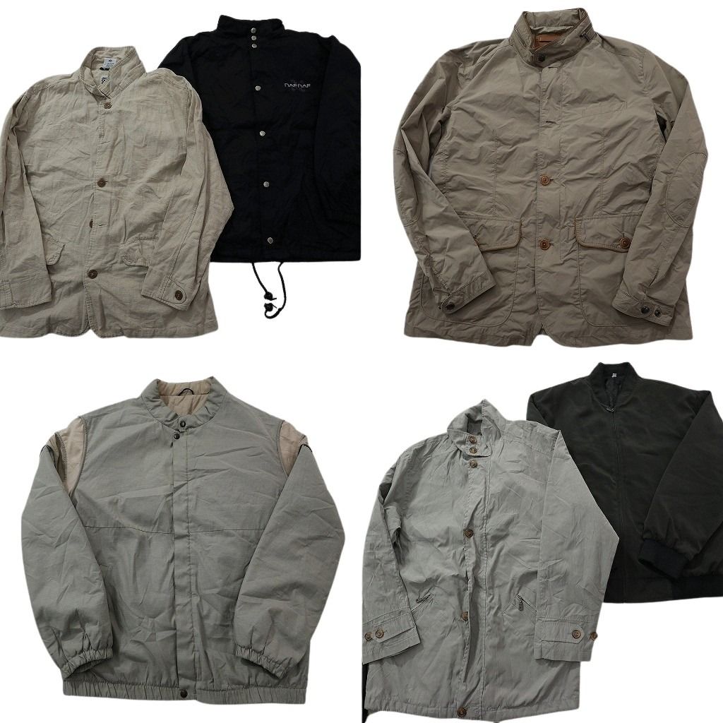 古着卸 ジャケット MIX セット メンズ M スタンド ブルゾン 比翼 古着 ND 1182