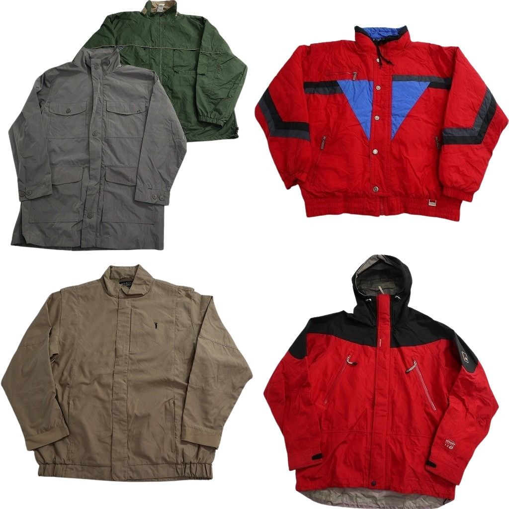 古着卸 まとめ売り ジャケット MIX 5枚セット (メンズ XL ) スキー