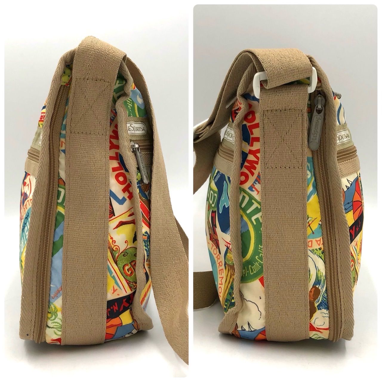 レスポートサック LeSportsac ショルダーバッグリゾート柄 海外旅行 斜 