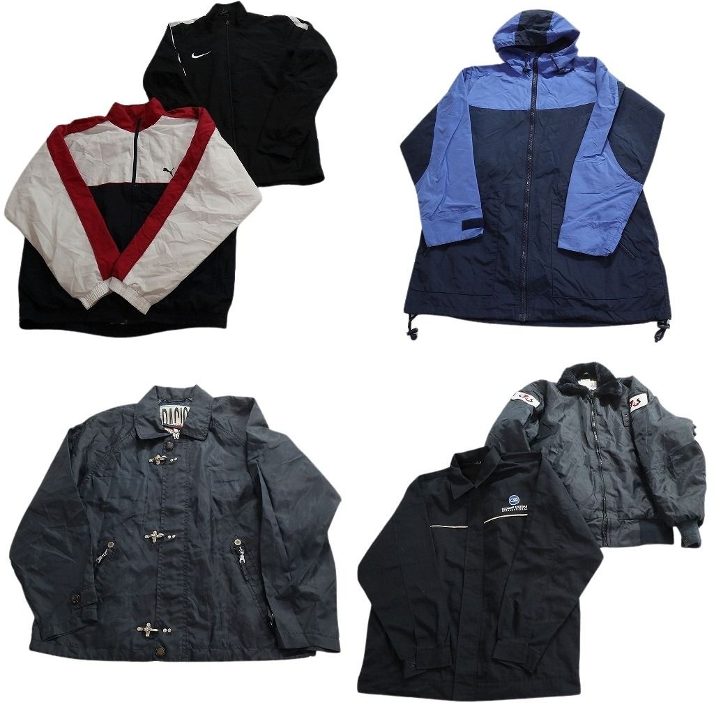 古着卸 ジャケット MIX セット メンズ M ワンポイント 企業 マルチ ブルゾン 古着 ND 1226