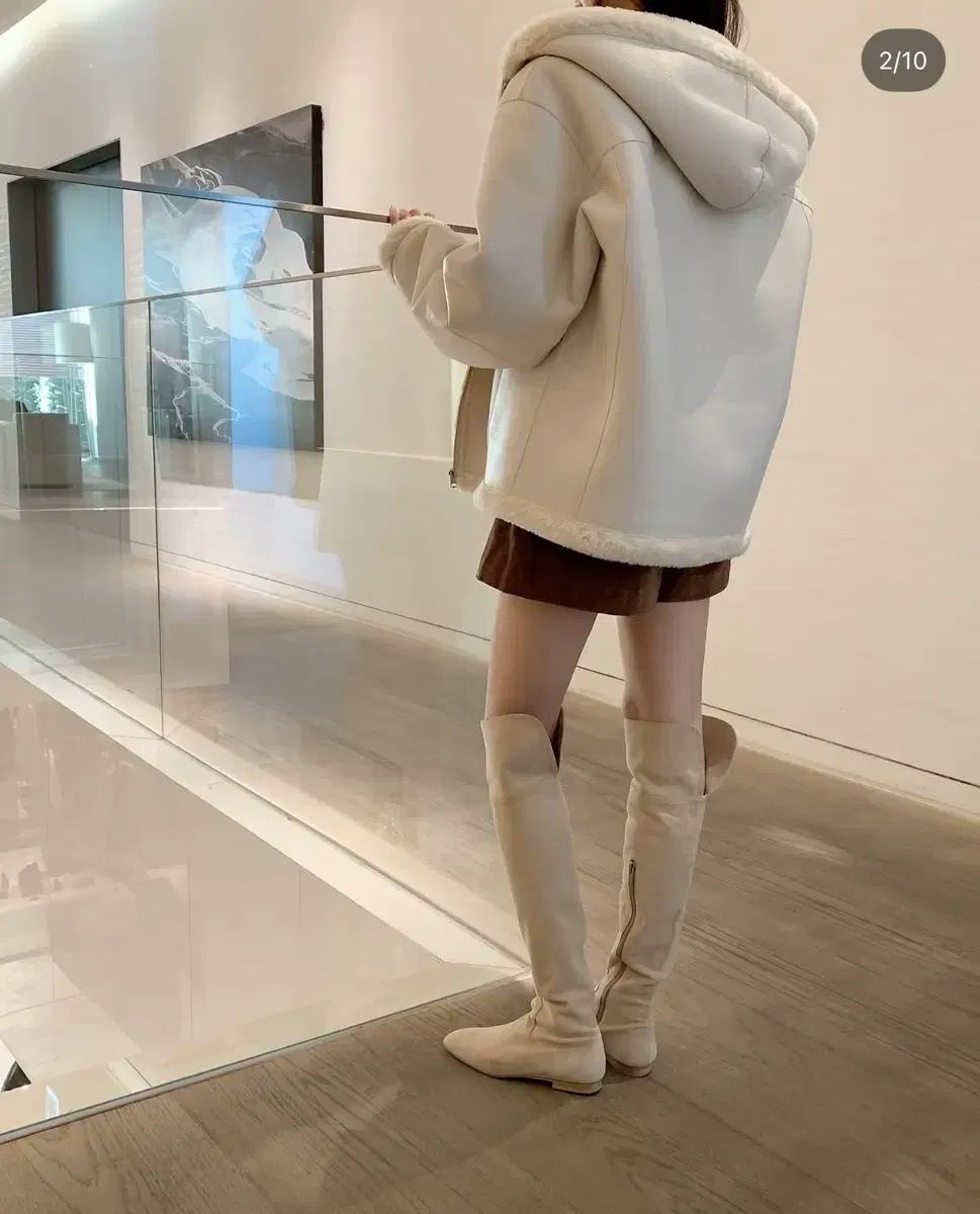 LAPLA ギネス リバーシブル Shearling ムートン ML