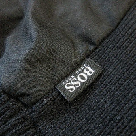 希少サイズ HUGO BOSS ニットパーカー切替え ナイロンジャケット XXL 希少サイズ HUGO BOSS ニットパーカー切替え ナイロンジャケット XXL