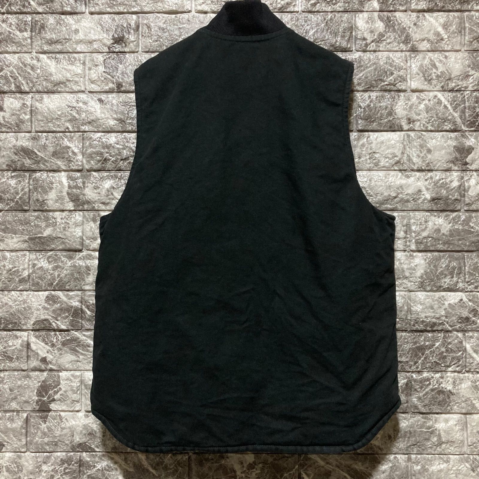 CARHARTT ダックベスト BLACK M メキシコ製 カーハート DUCK VEST 黒