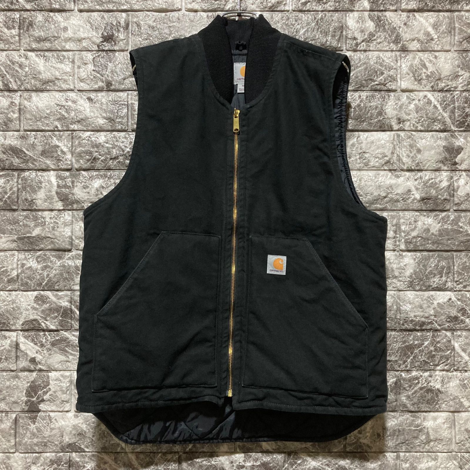 Carhartt　カーハート ダックベストUSA Mexico ブラック　M Carhartt ブラック ダックベスト Lサイズ 14 メキシコ製 Carhartt